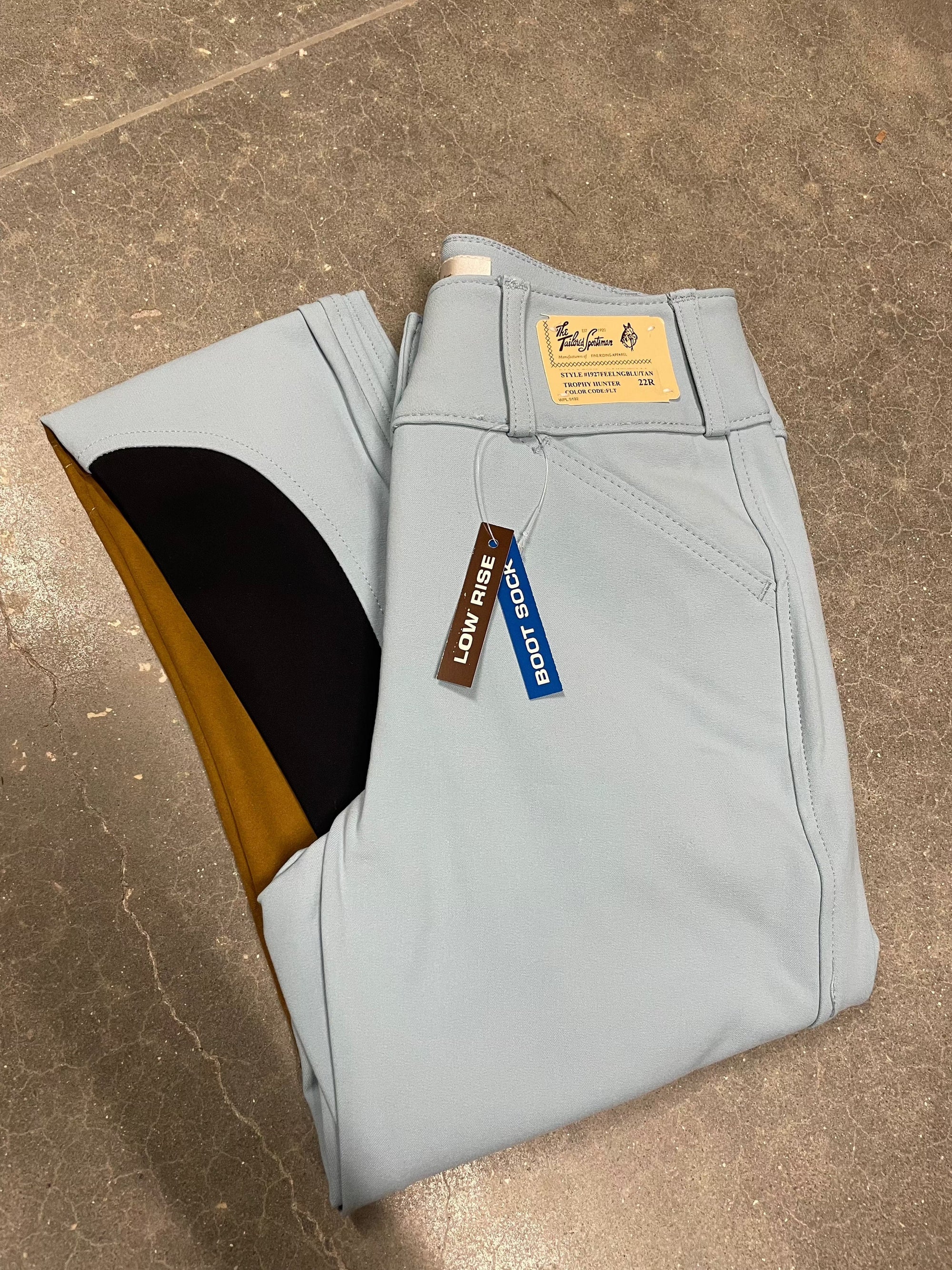 Tailored Sportsman 1927 LR FZ  Bootsock - FeelingBlue/Tan - Exceptional Equestrian