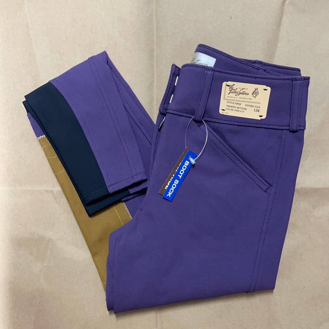 Tailored Sportsman 3920 Girls Bootsock FZ - Gothic/Tan - Exceptional Equestrian