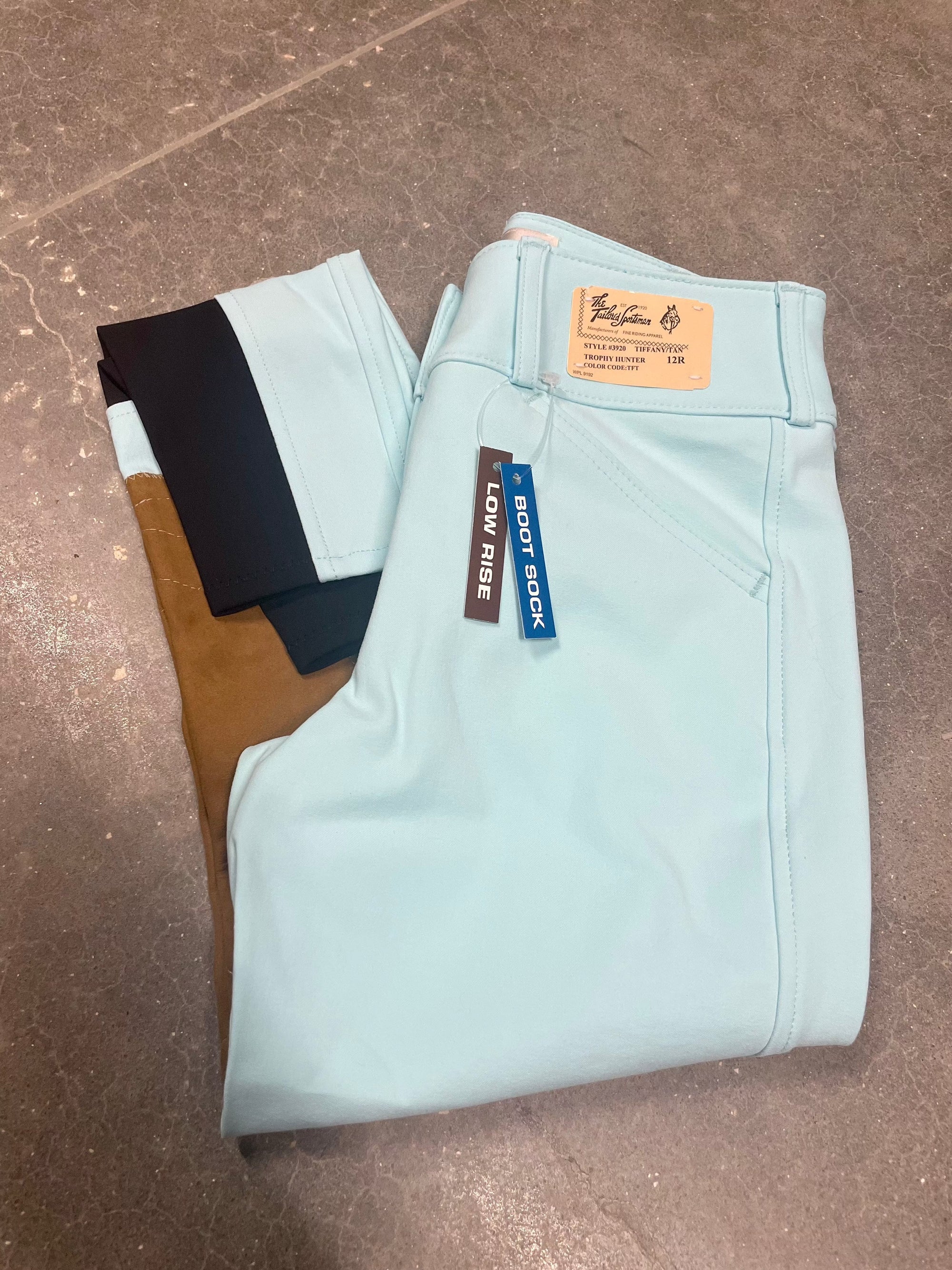 Tailored Sportsman 3920 Girls Bootsock FZ - Tiffany/Tan - Exceptional Equestrian