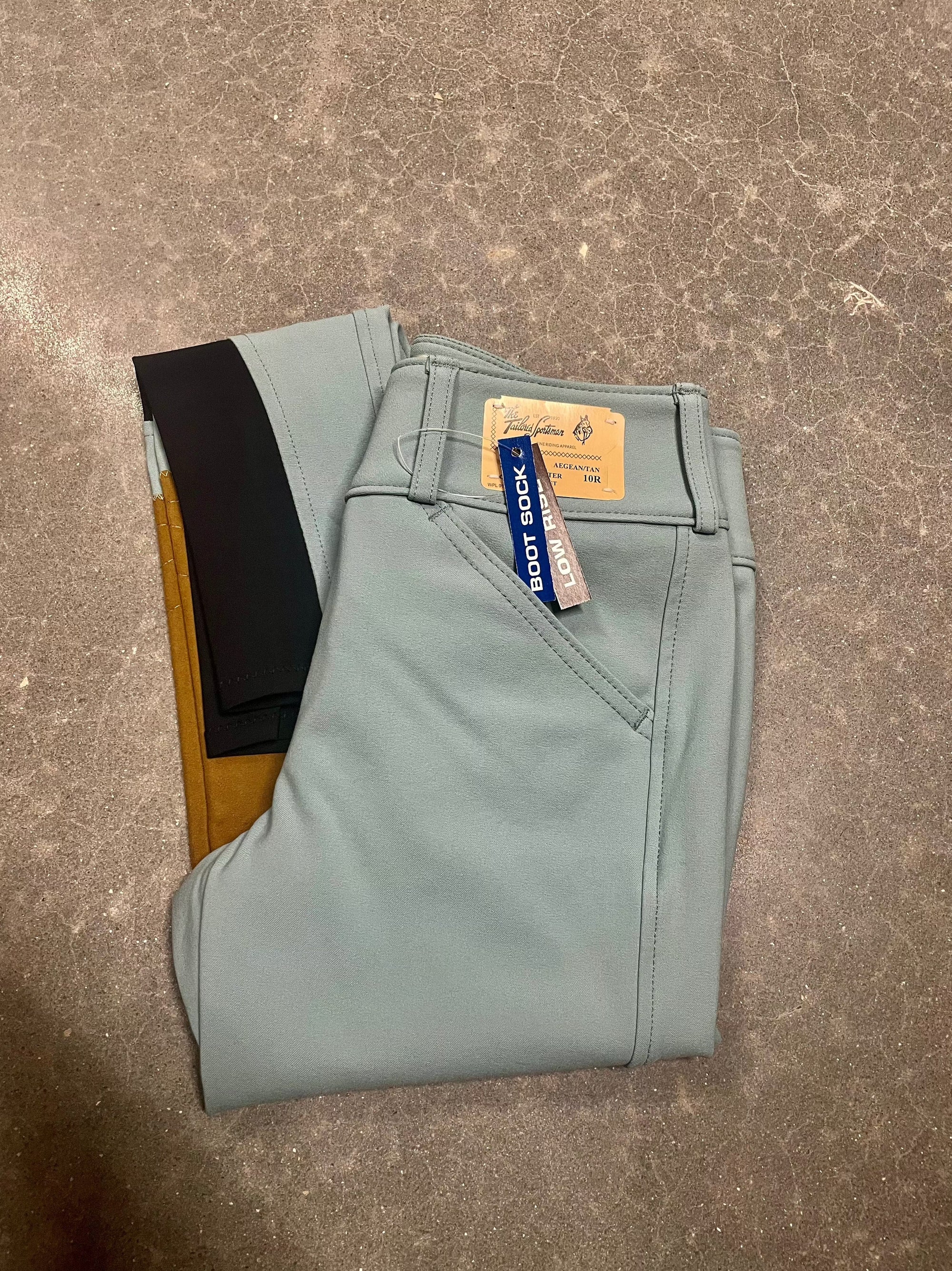 Tailored Sportsman 3920 Girls Bootsock FZ - Aegean/Tan - Exceptional Equestrian