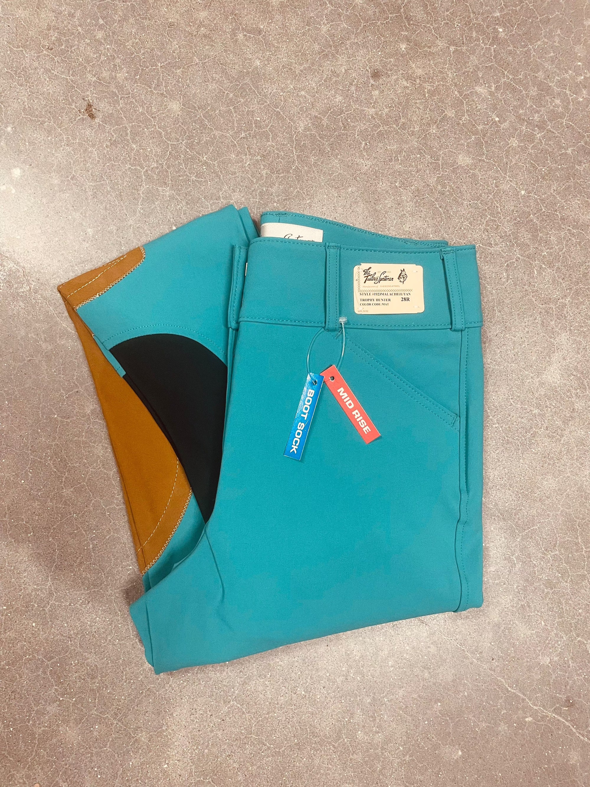 Tailored Sportsman 1923 Women's MR FZ Bootsock - Malachite/Tan - Exceptional Equestrian