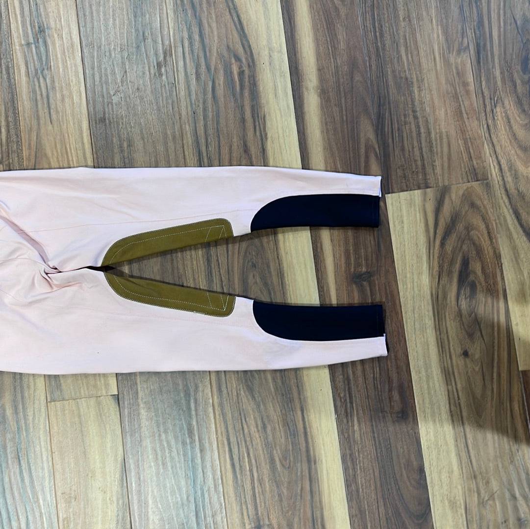 Tailored Sportsman 3920 Girls Bootsock FZ - Pinky/Tan - Exceptional Equestrian