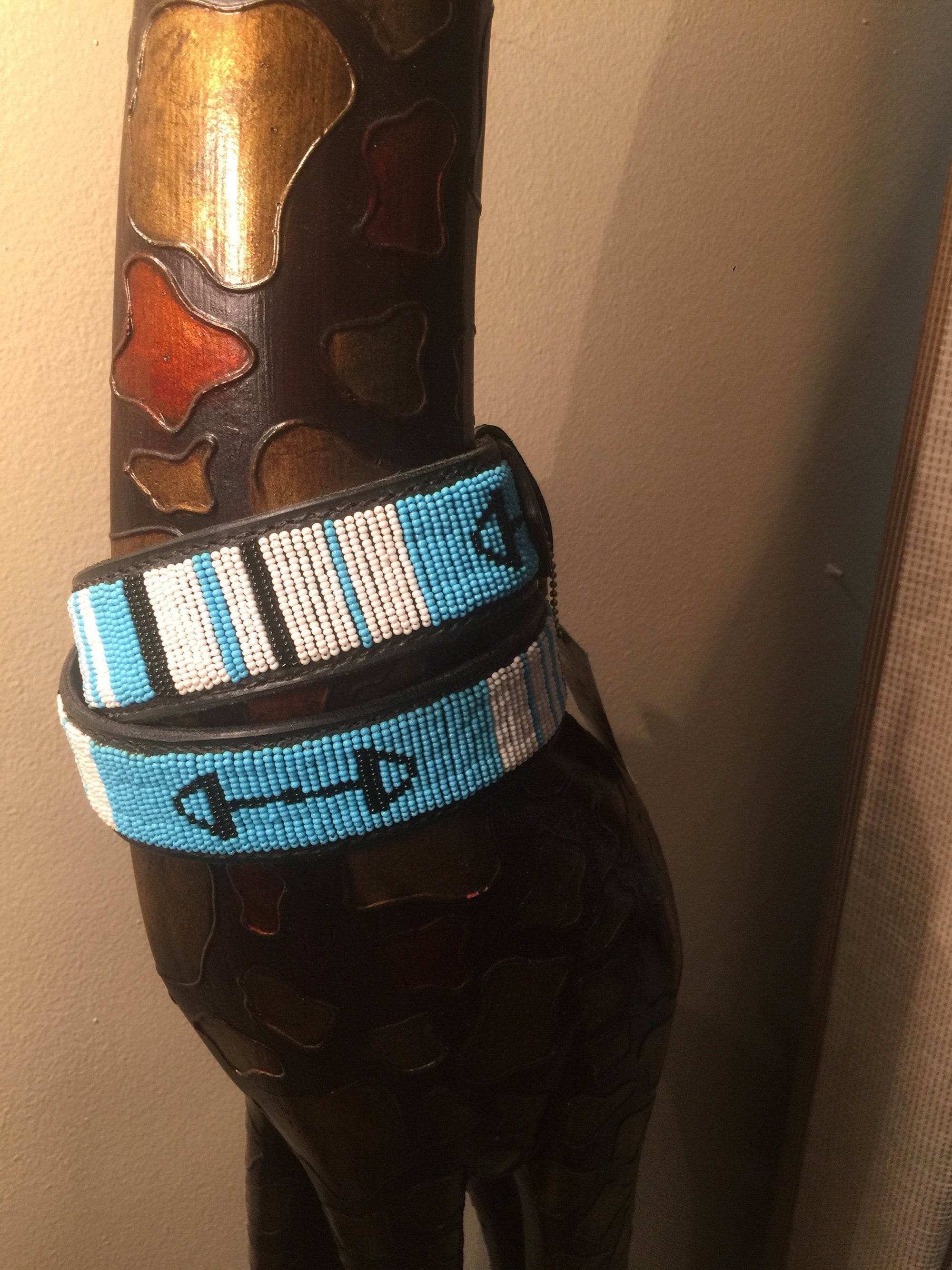 TKC Beaded Belts - EXEQ Bits w/ silver buckle - Exceptional Equestrian