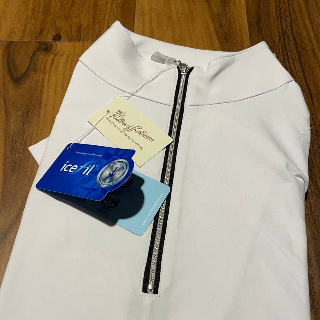 Tailored Sportsman Icefil LONG Sleeve - White - Exceptional Equestrian