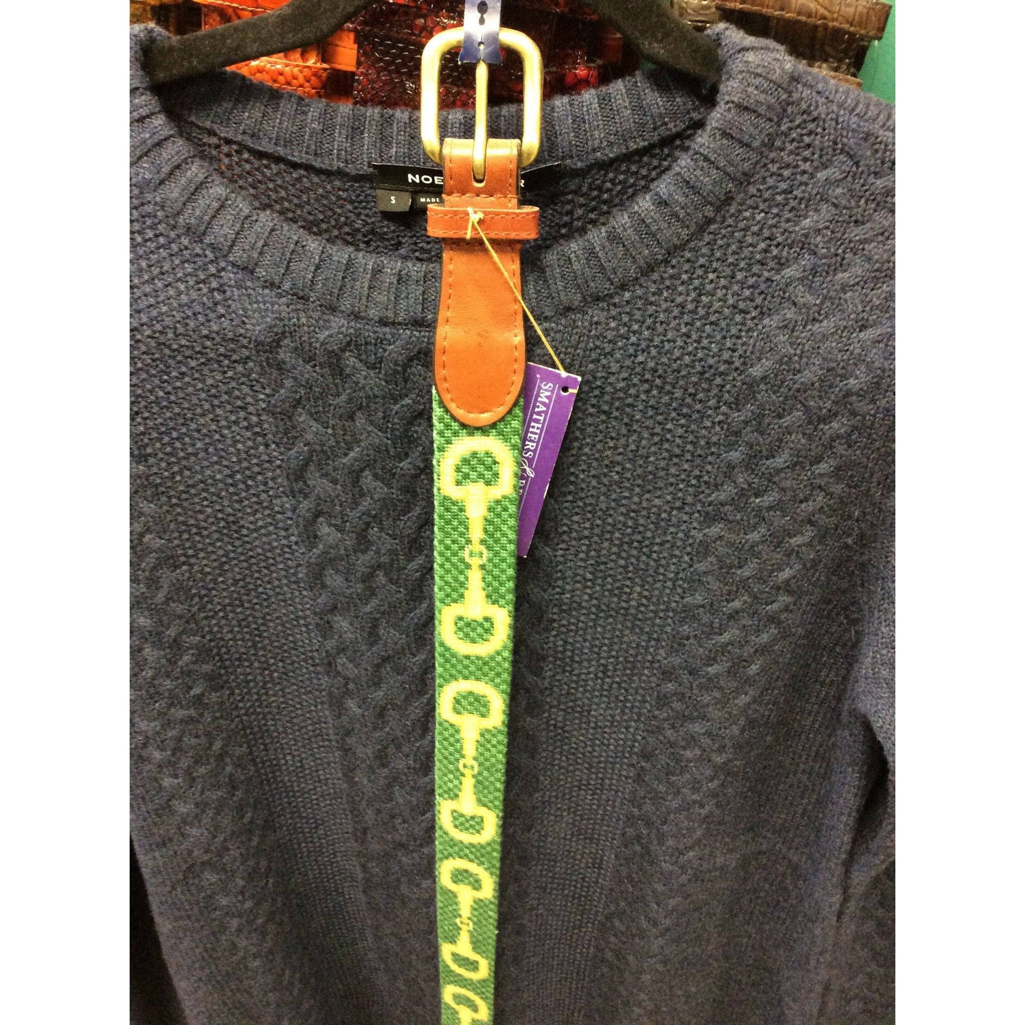 Smathers & Branson Needlepoint Belts Big Bits - Exceptional Equestrian