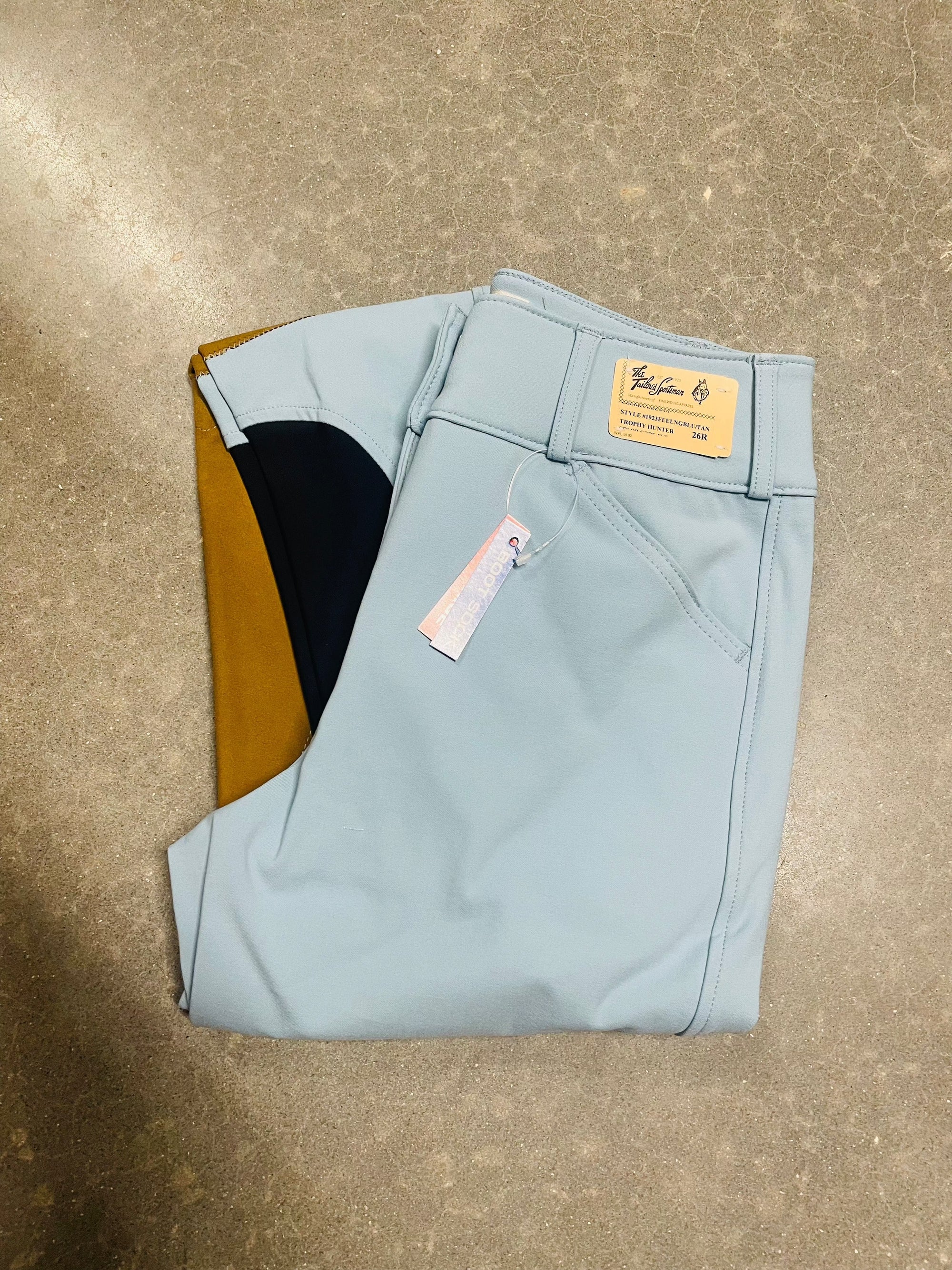 Tailored Sportsman 1923 Women's MR FZ Bootsock - FeelBlue/Tan - Exceptional Equestrian