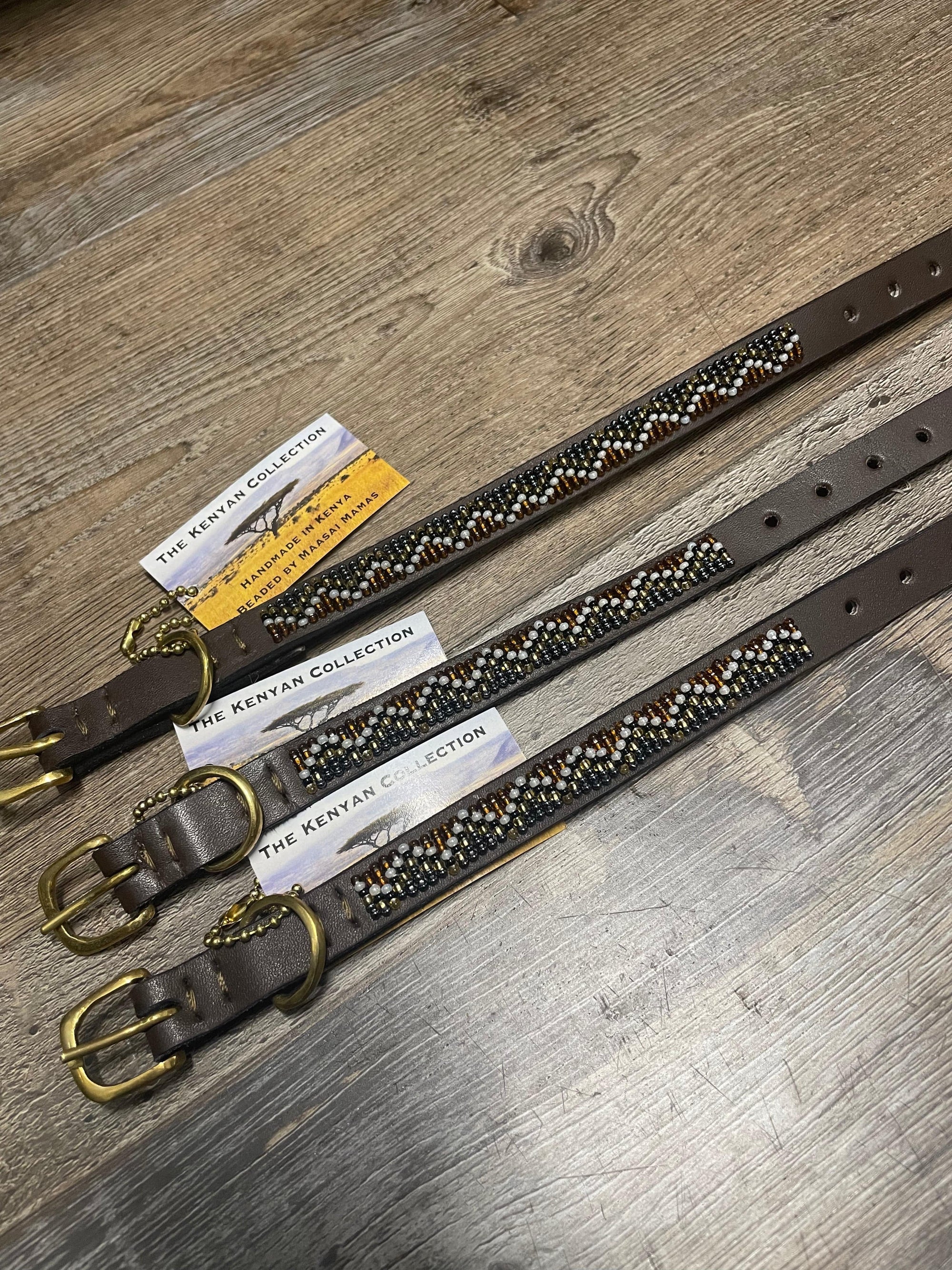 "Nairobi" Beaded Dog Collar - Exceptional Equestrian