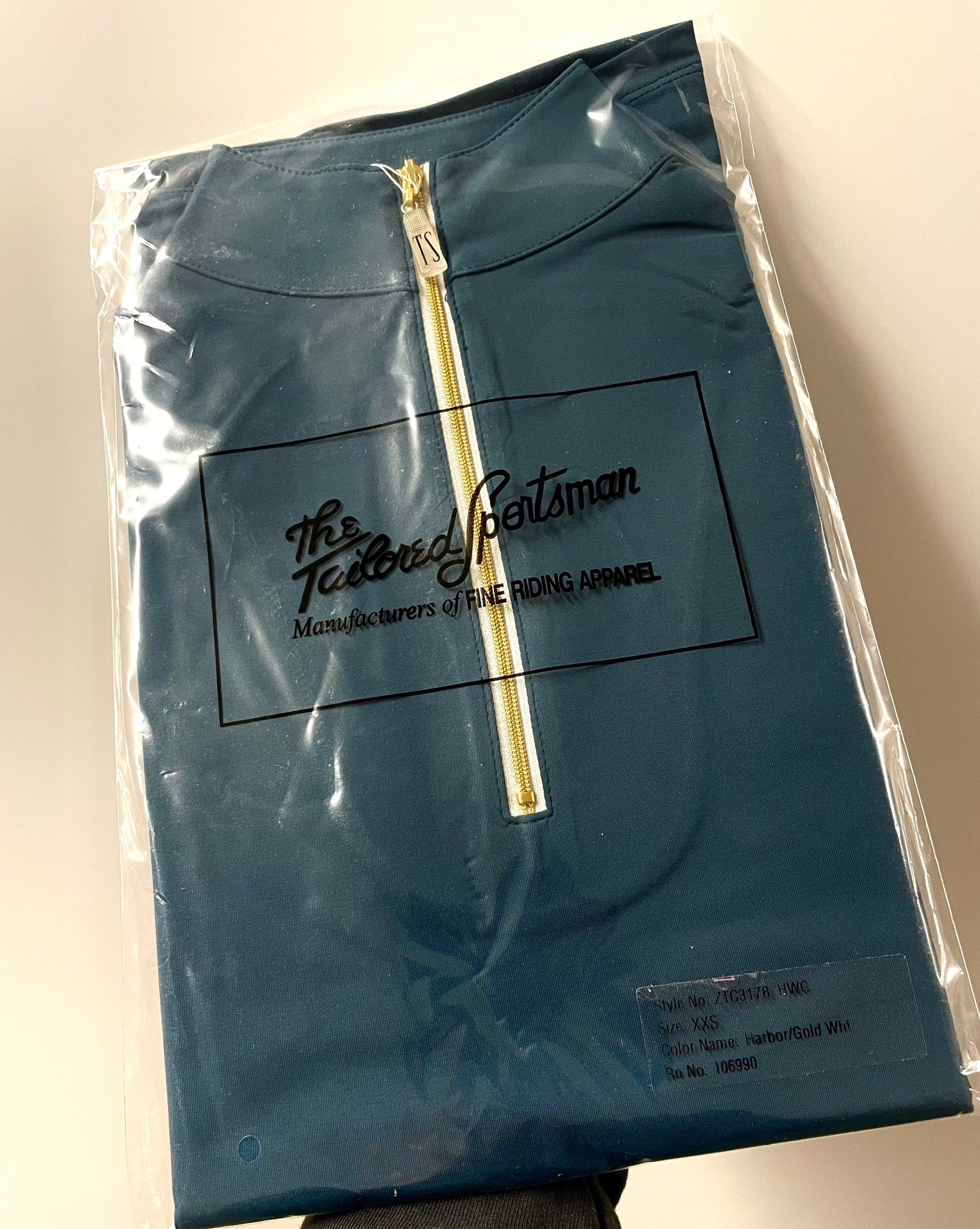 Tailored Sportsman Icefil Sunshirt SHORT Sleeve - Harbour - Exceptional Equestrian