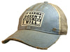 Vintage Life - "If Karma Doesn't Smack You I Will" Distressed Trucker Cap