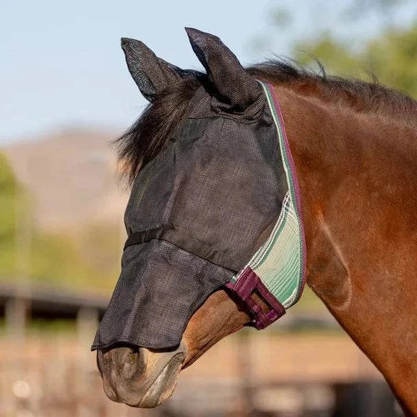 Kensington - UViator Catch Mask w/Ears & Removable Nose & Forelock Opening - Exceptional Equestrian