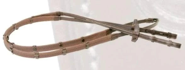 Signature by Antares Rubber Reins 5/8 w/ Leather Loops - Exceptional Equestrian