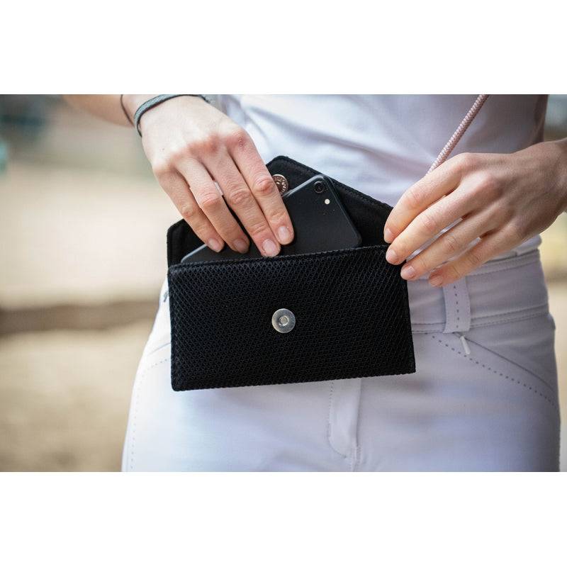 Pénélope Mesh Phone Pocket - Black - Exceptional Equestrian