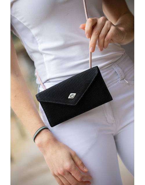 Pénélope Mesh Phone Pocket - Black - Exceptional Equestrian