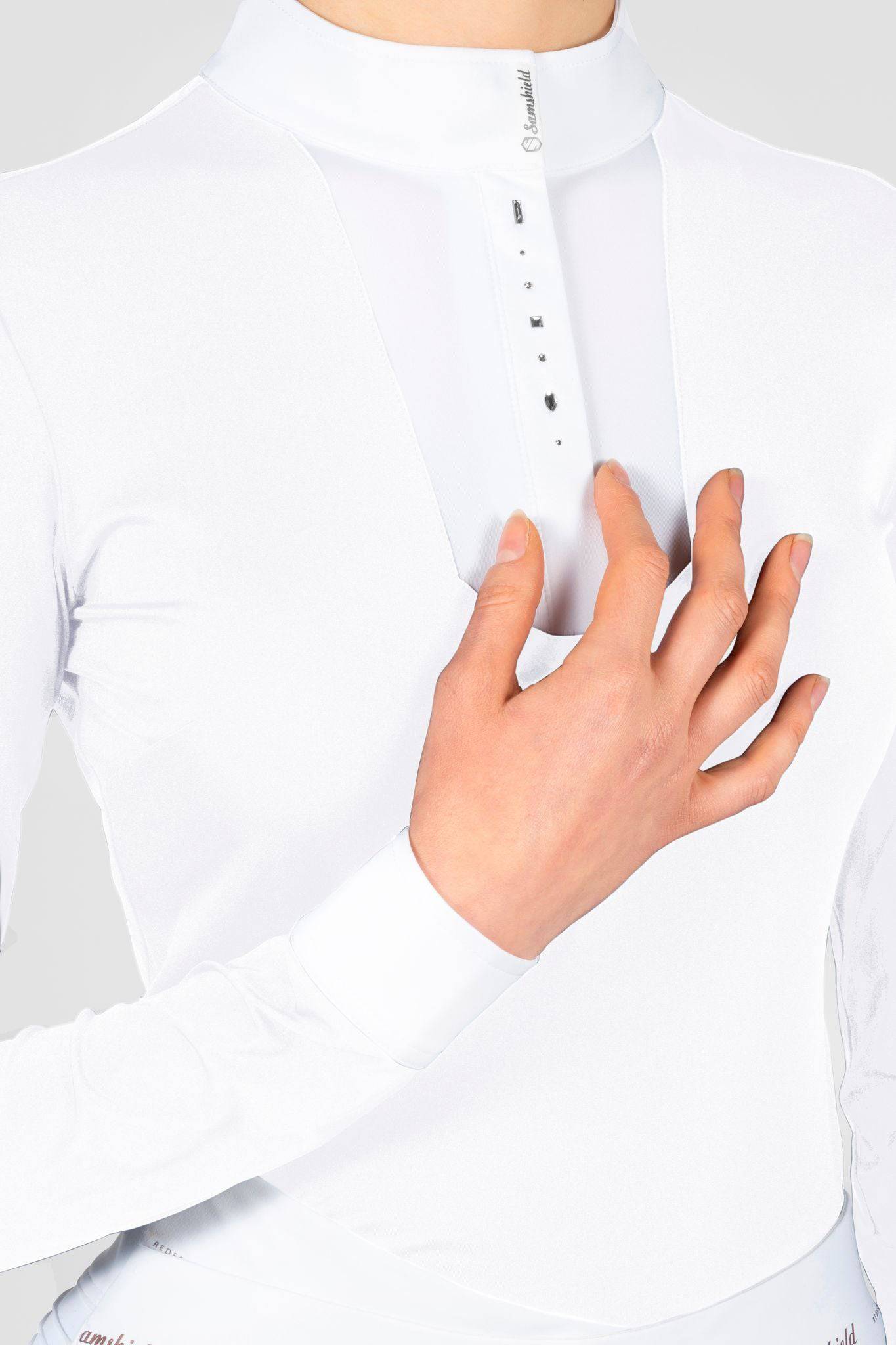 Samshield - Faustina Holographic Woman's Show Shirt - SS'22 - Exceptional Equestrian