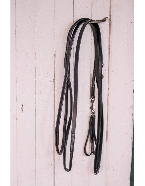 Pénélope - Round Leather Draw Reins - Exceptional Equestrian 
