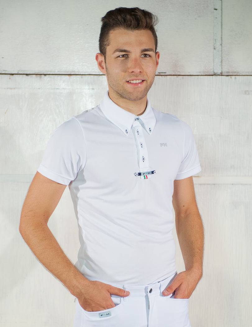 ForHorses Argo Men's Short Sleeve Show Shirt - Exceptional Equestrian 