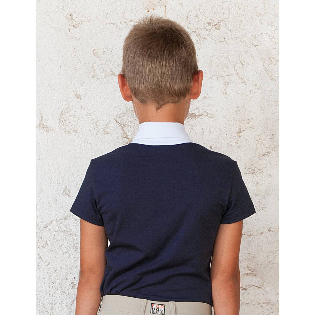 ForHorses Toby Boy's Short Sleeve Show Shirt - Exceptional Equestrian
