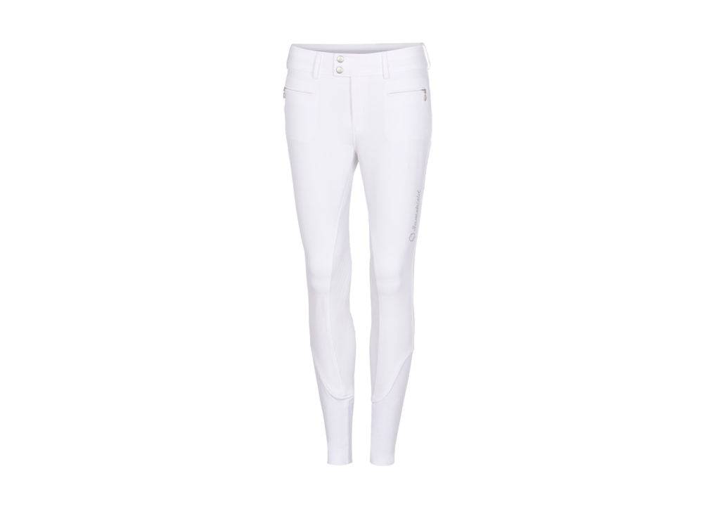 Samshield Clotilde - White - NO BLING - Exceptional Equestrian