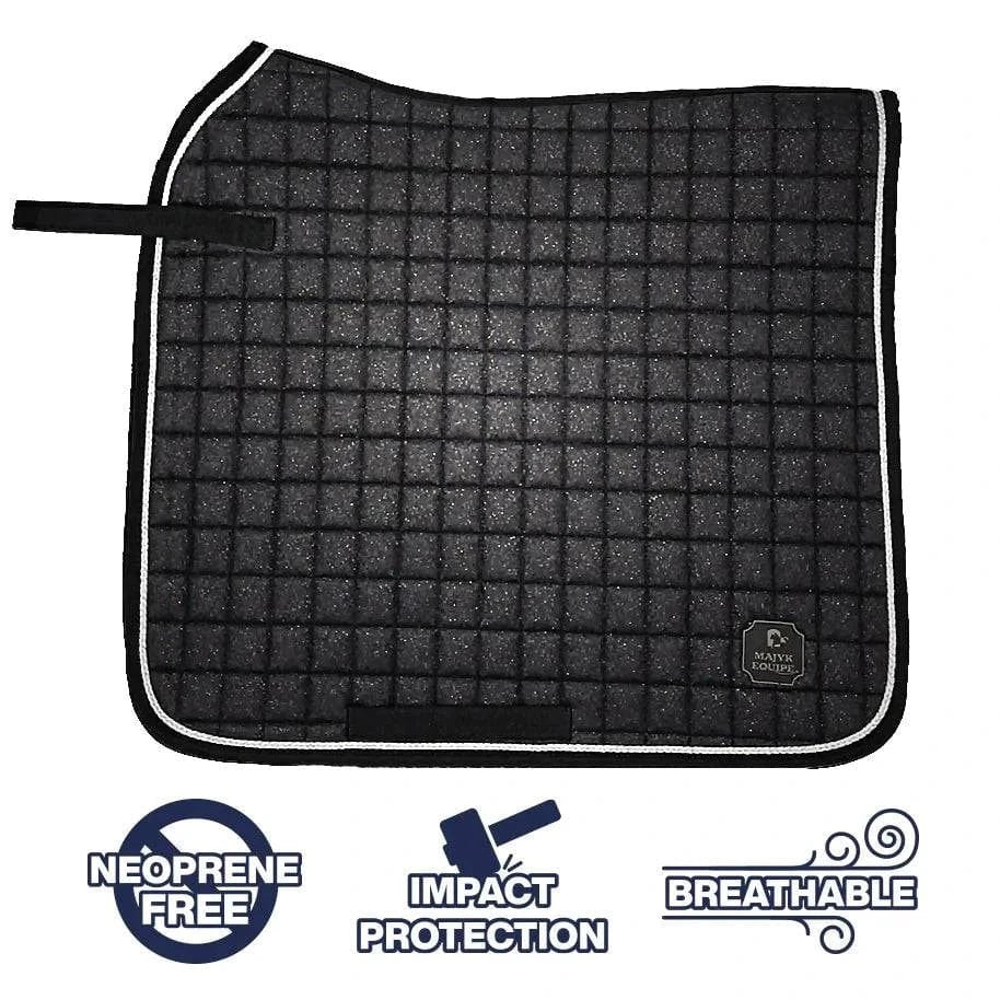 Majyk Equipe Estrella Sparkle Luxury Dressage Saddle Pad - Exceptional Equestrian