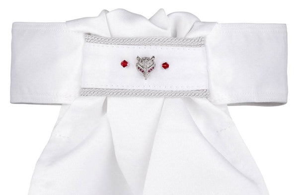 Dover Saddlery All Tied Up Stock Tie – Beaded, Hand-Sewn For Dressage & Riding