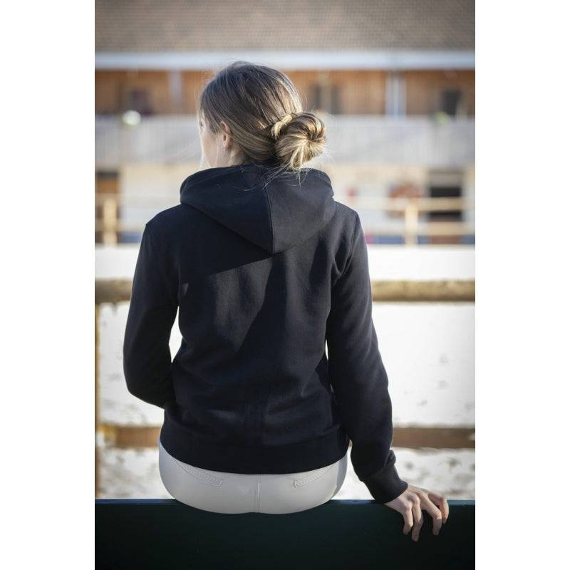 Penelope Emy Black Hoodie - Exceptional Equestrian