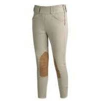 TS 1968 Tan w/ Tan Knee Patch Low-Rise Side Zip Breech - Exceptional Equestrian