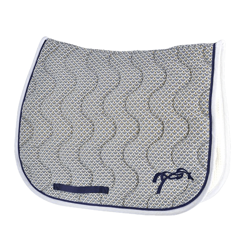 Pénélope - Classic Art Deco Saddle Pad - Exceptional Equestrian 