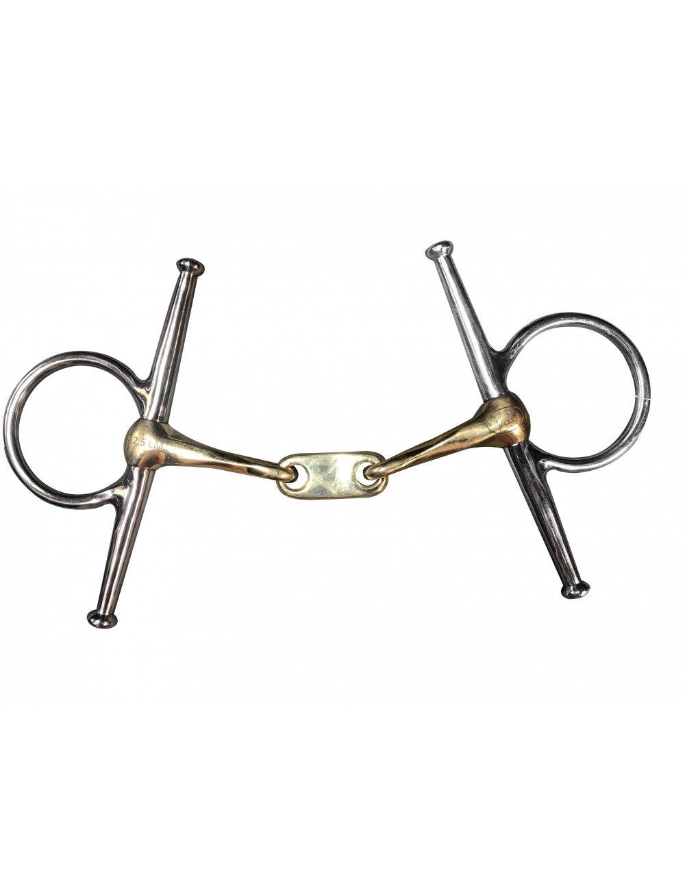 JUMP'IN Twisted Full Cheek Bit with a Flat - Exceptional Equestrian